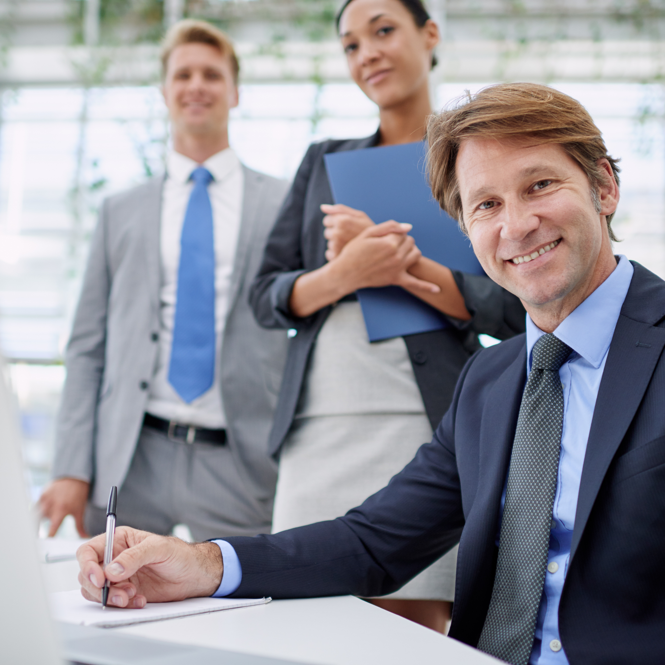 woman shouting with microphone about job vacancy